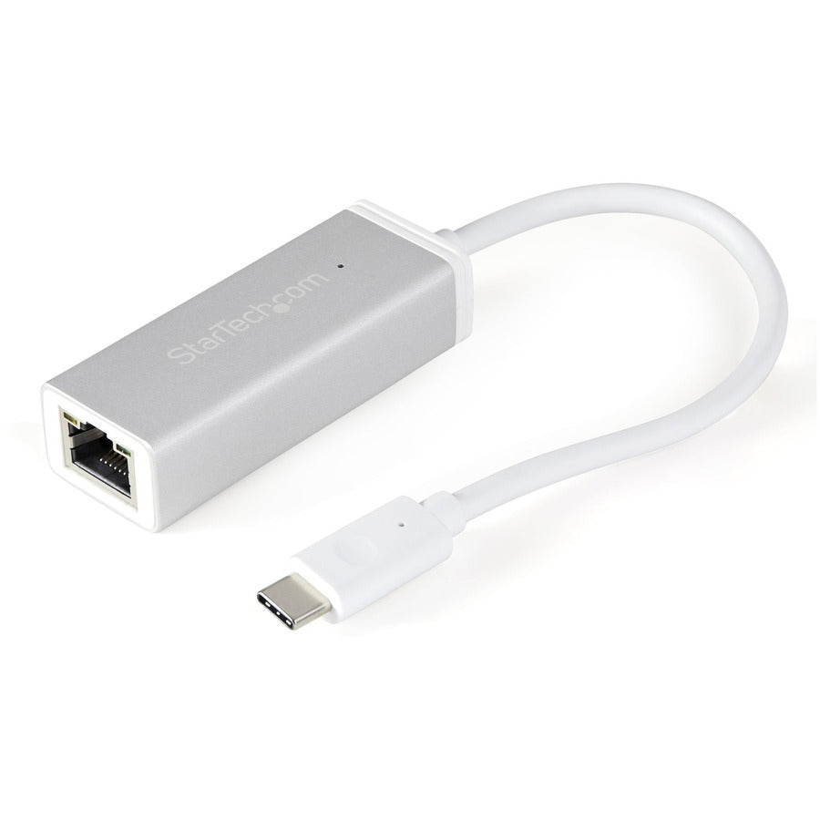 StarTech.com USB-C to Gigabit Ethernet Adapter Aluminum Thunderbolt Port Compatible USB Type Network Adapter US1GC30A