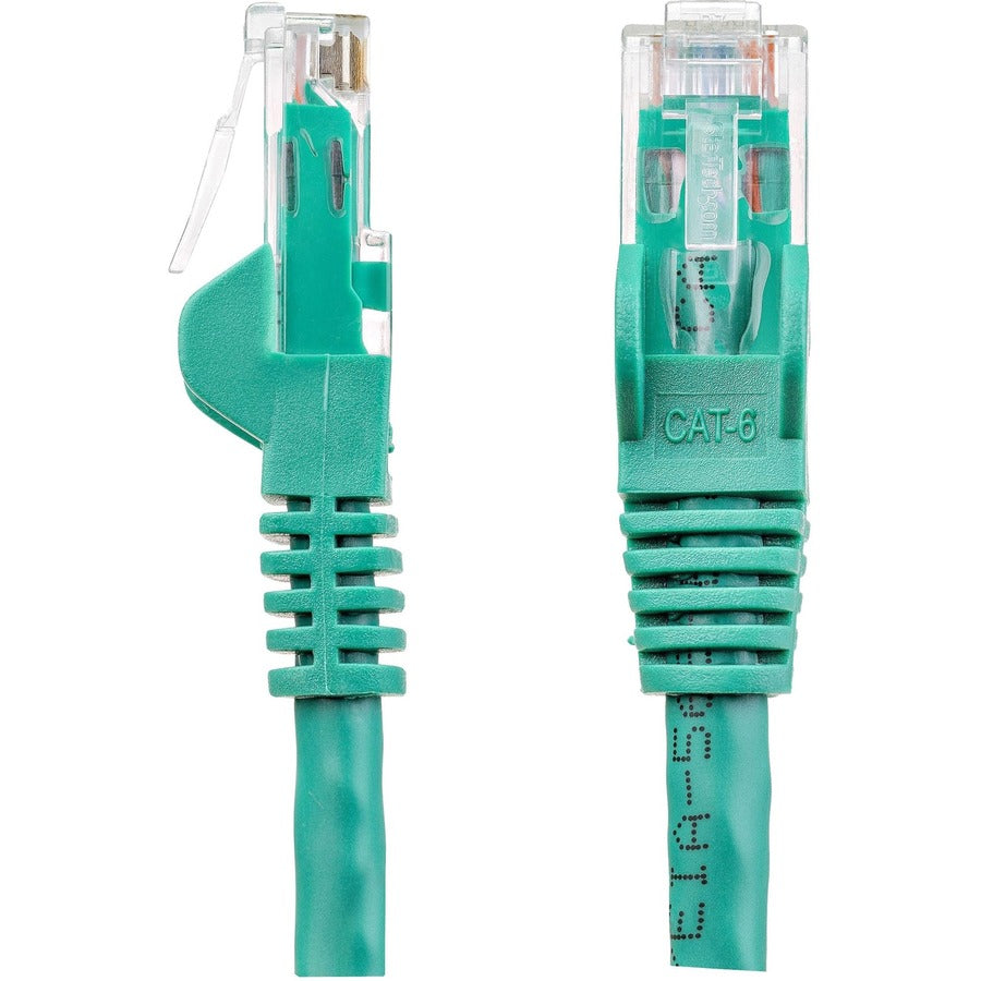 StarTech.com Câble Ethernet CAT6 de 3,7 m – Gigabit sans accroc vert – Cordon de brassage PoE UTP 650 MHz de catégorie 6 100 W Câblage certifié UL/TIA N6PATCH12GN