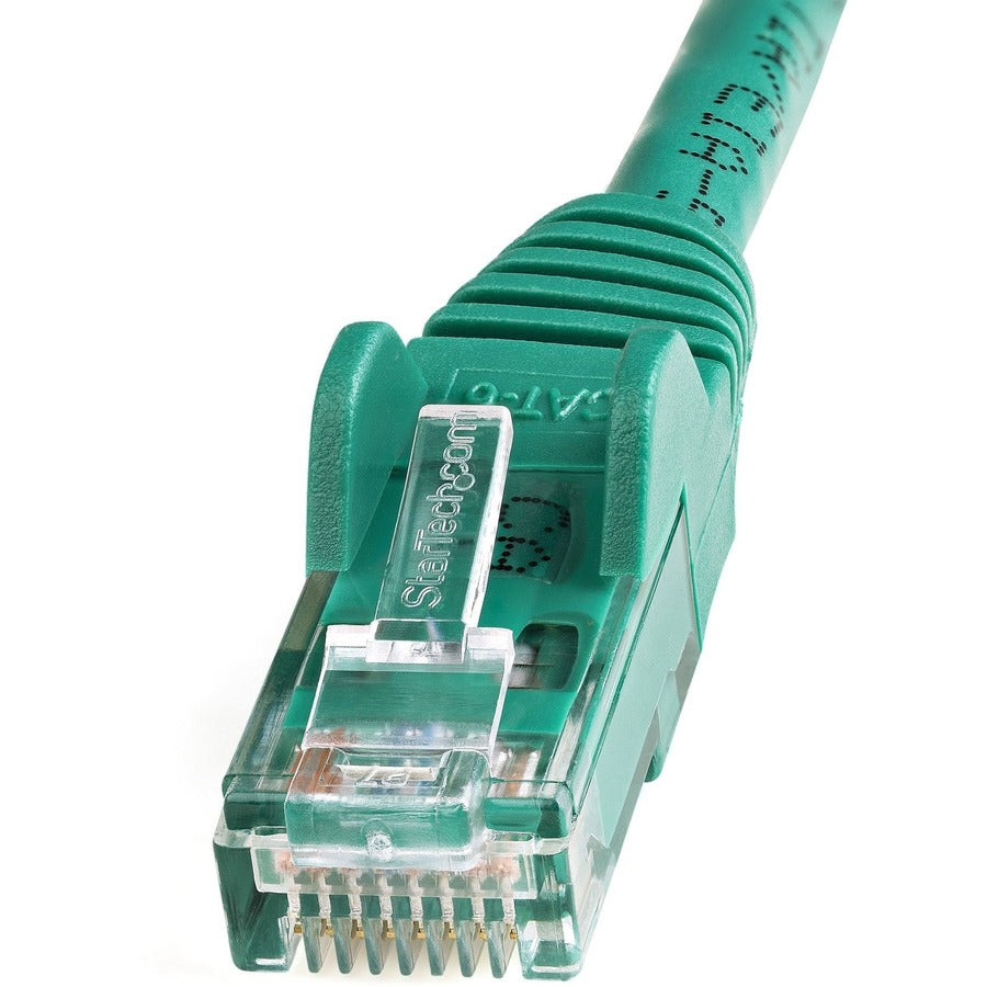 StarTech.com Câble Ethernet CAT6 de 3,7 m – Gigabit sans accroc vert – Cordon de brassage PoE UTP 650 MHz de catégorie 6 100 W Câblage certifié UL/TIA N6PATCH12GN