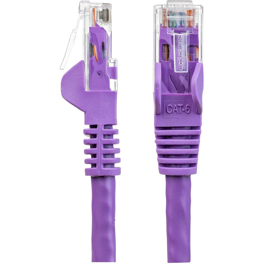 StarTech.com 4ft CAT6 Ethernet Cable - Purple Snagless Gigabit - 100W PoE UTP 650MHz Category 6 Patch Cord UL Certified Wiring/TIA N6PATCH4PL