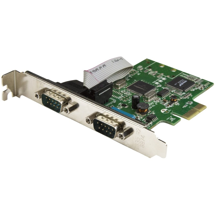 StarTech.com PCI Express Serial Card - 2 port - Dual Channel 16C1050 UART - Serial Port PCIe Card - Serial Expansion Card PEX2S1050