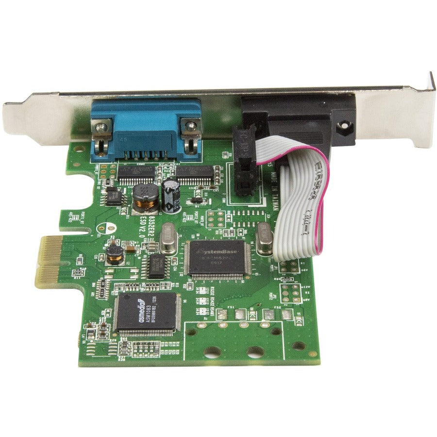 StarTech.com PCI Express Serial Card - 2 port - Dual Channel 16C1050 UART - Serial Port PCIe Card - Serial Expansion Card PEX2S1050