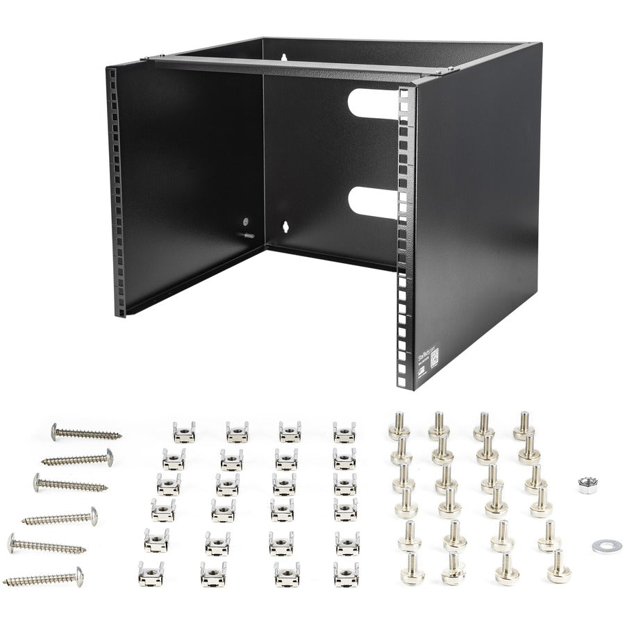 StarTech.com 8U 14in Deep Wallmounting Bracket for Patch Panel - Wallmount Bracket WALLMOUNT8