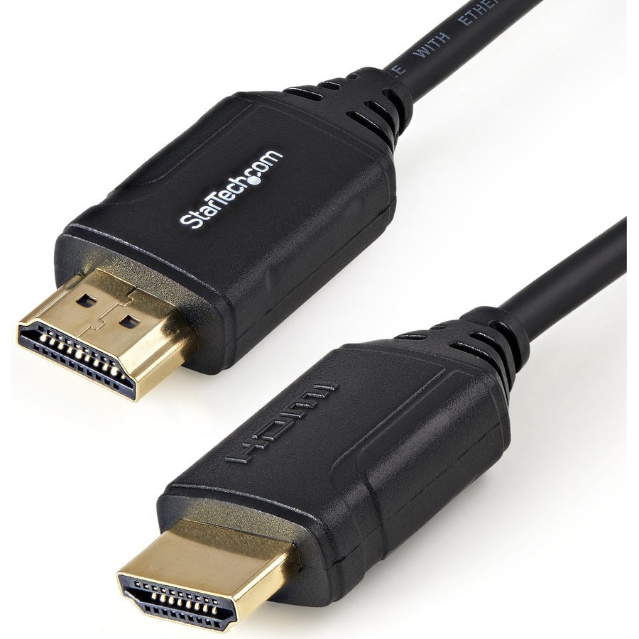 StarTech.com 1.6ft/50cm Premium Certified HDMI 2.0 Cable with Ethernet, High Speed Ultra HD 4K 60Hz HDMI Cable HDR10 UHD HDMI Monitor Cord HDMM50CMP