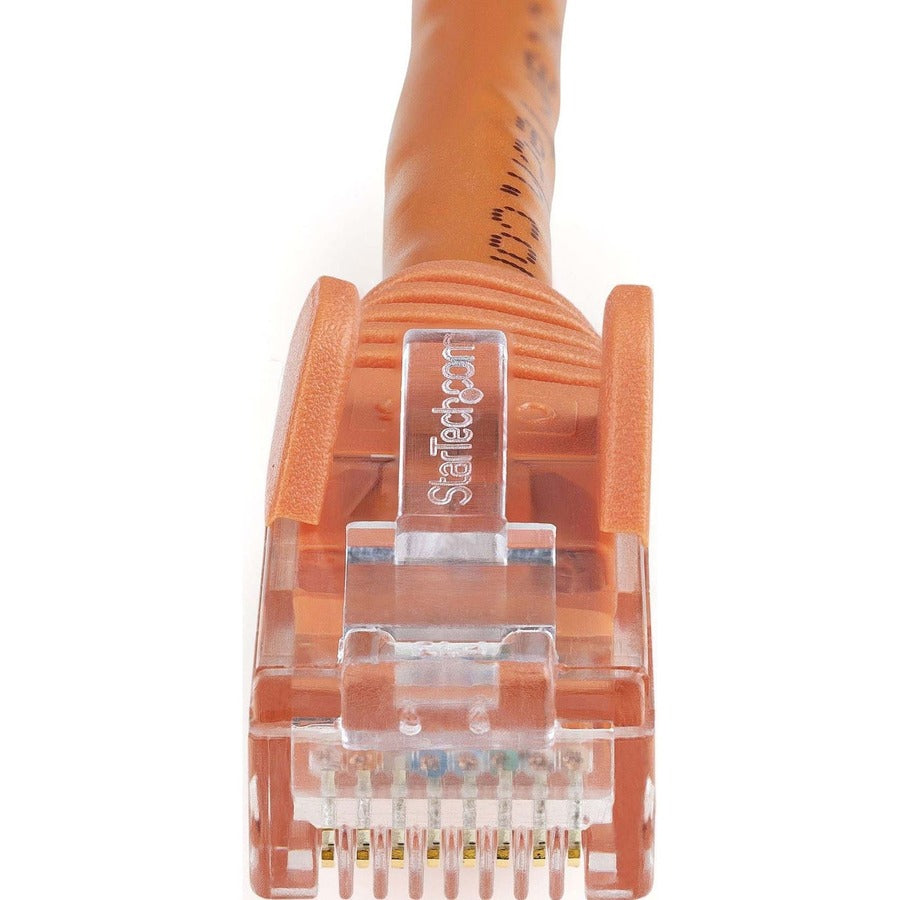 StarTech.com 150ft CAT6 Ethernet Cable - Orange Snagless Gigabit 100W PoE UTP 650MHz Category 6 Patch Cord UL Certified Wiring/TIA N6PATCH150OR