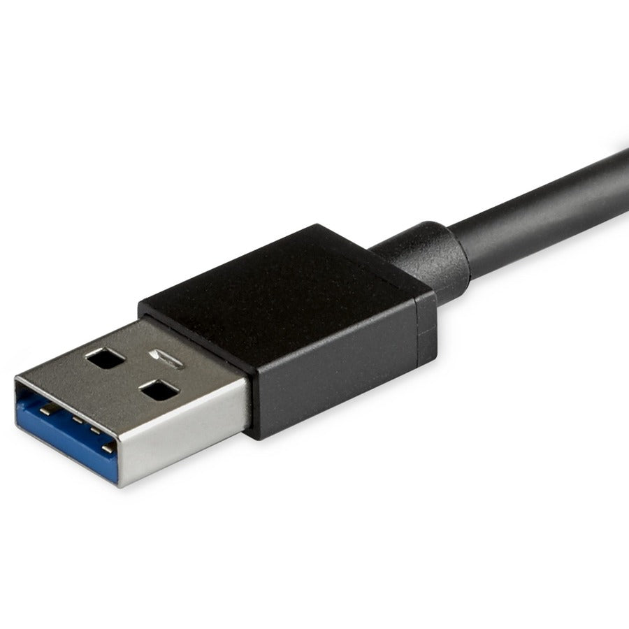 StarTech.com Hub USB 3.0 4 ports - USB Type-A vers 4x USB-A avec commutateurs de port marche/arrêt individuels - USB 3.1 Gen 1 SuperSpeed ​​5 Gbit/s - Alimentation par bus HB30A4AIB