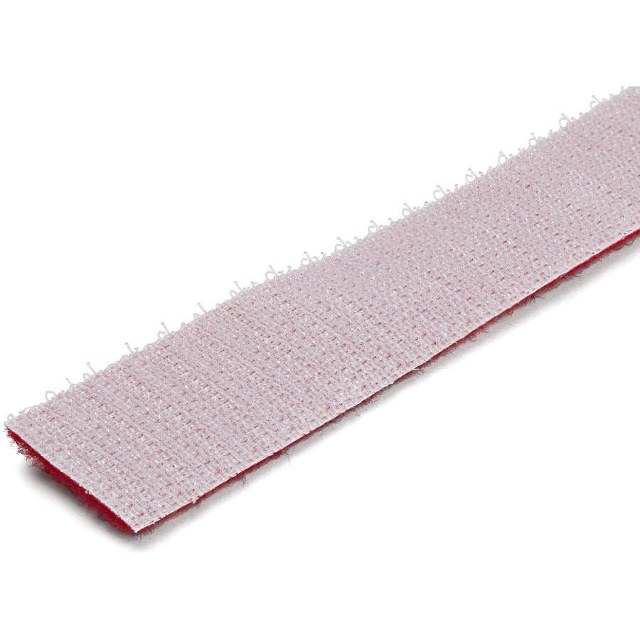 StarTech.com 100 pieds. Rouleau à crochets et boucles - Rouge - Gestion des câbles (HKLP100RD) HKLP100RD