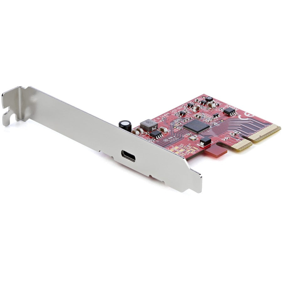 StarTech.com Carte PCIe USB 3.2 Gen 2x2 - Contrôleur USB-C 20 Gbit/s PCI Express 3.0 x4 - Carte d'extension PCIe complémentaire USB Type-C - Windows/Linux PEXUSB321C