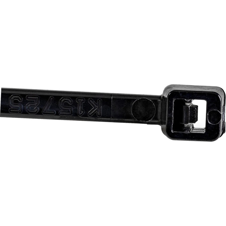 StarTech.com Attaches de câble de 6" (15 cm), 1-3/8" (39 mm) de diamètre, résistance à la traction de 40 lb (18 kg), attaches zippées autobloquantes en nylon, homologué UL, paquet de 1 000, noir CBMZT6BK