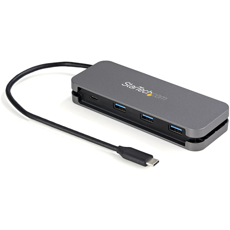 StarTech.com 4 Port USB C Hub - 3x USB-A/1xUSB-C - 5Gbps USB 3.0 Type-C Hub (3.2 Gen 1) - Bus Powered - 11.2" Cable w/ Cable Management HB30CM3A1CB