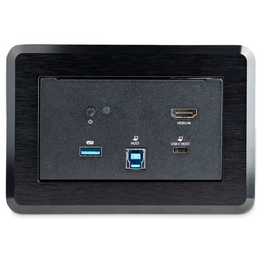 StarTech.com Conference Room Docking Station, In-Table Universal Laptop Dock, HDMI/60W PD/USB Hub/GbE/Audio, Huddle/Boardroom Connectivity KITBZDOCK