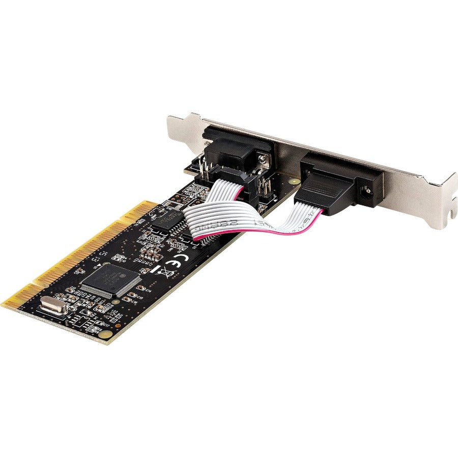 StarTech.com Carte combo parallèle série PCI avec deux ports série RS232 (DB9) et 1 port parallèle (DB25), carte d'extension adaptateur PCI PCI2S1P2