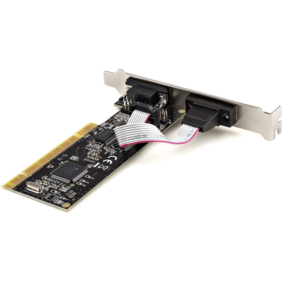 StarTech.com Carte combo parallèle série PCI avec deux ports série RS232 (DB9) et 1 port parallèle (DB25), carte d'extension adaptateur PCI PCI2S1P2