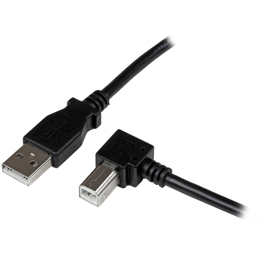 StarTech.com Câble USB 2.0 A vers B à angle droit de 3 m - M/M USBAB3MR