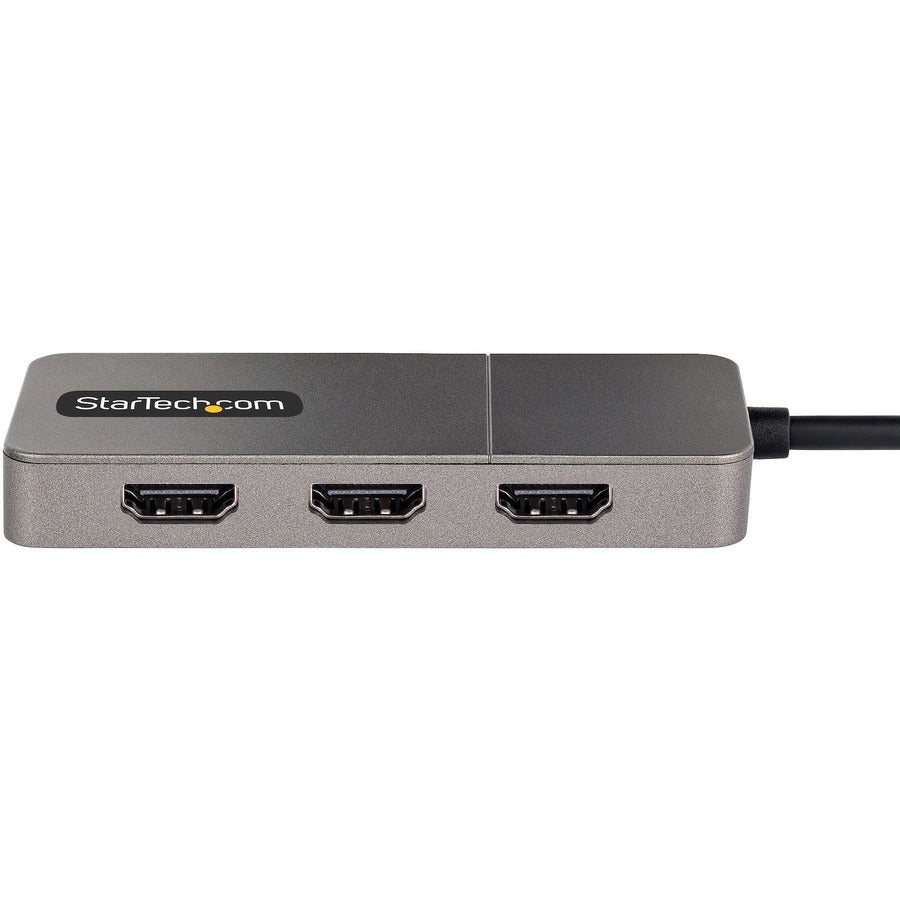 Startech 3-Port USB-C MST Hub, Triple HDMI up to 4K 60Hz w/DP 1.4 Alt Mode & DSC, Multi-Monitor Adapter/Splitter, Windows Only MST14CD123HD
