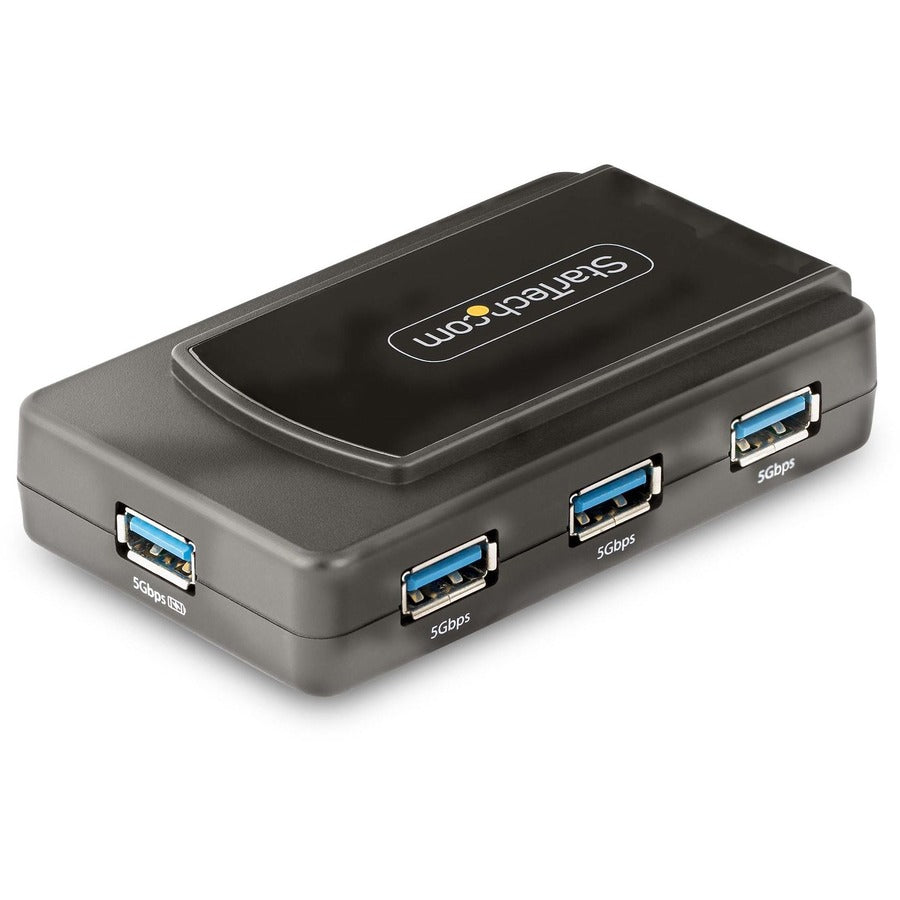 StarTech.com 7-Port USB Hub, USB 3.0 5Gbps, USB-A to 7x USB-A, Self Powered USB-A Expansion Hub w/ 35W Power Supply 5G7AS-USB-A-HUB