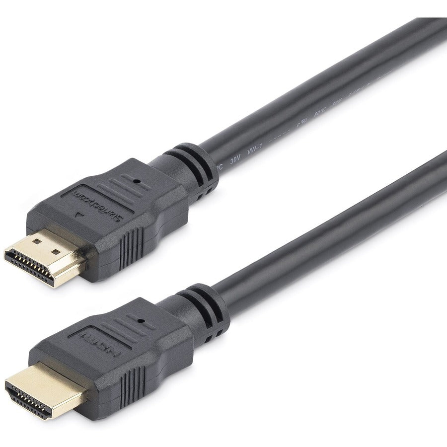 Startech Lot de 10 câbles HDMI 1,8 m, câble HDMI 4K haute vitesse avec Ethernet, vidéo Ultra HD 4K 30 Hz, cordon de moniteur HDMI 1.4 noir HDMM610PK