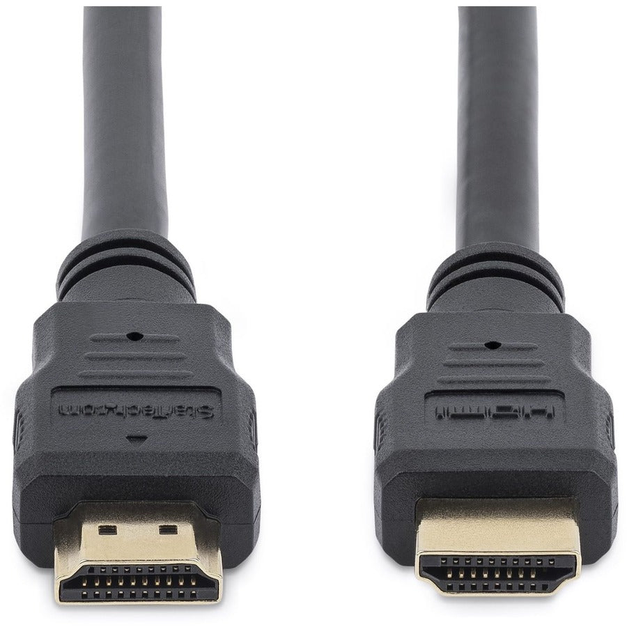 Startech Lot de 10 câbles HDMI 1,8 m, câble HDMI 4K haute vitesse avec Ethernet, vidéo Ultra HD 4K 30 Hz, cordon de moniteur HDMI 1.4 noir HDMM610PK