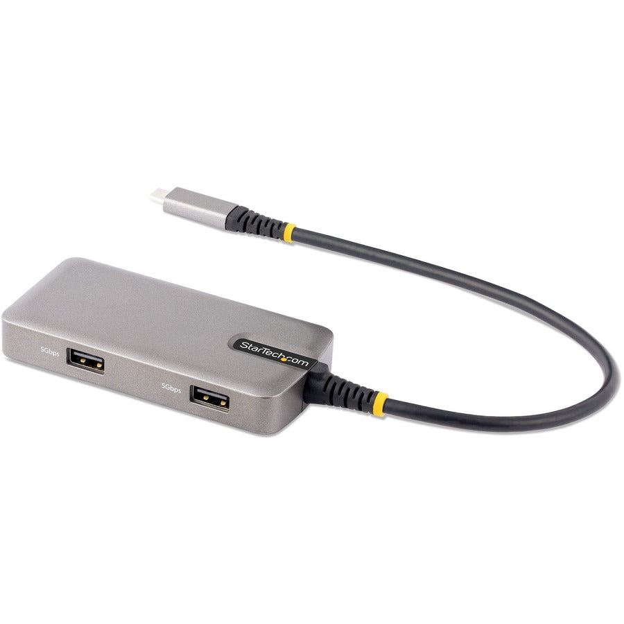 StarTech.com Adaptateur multiport USB-C, HDMI 4K60 Hz, HDR, hub USB 2 ports 5 Gbit/s, 100 W PD Pass-Through, GbE, fonctionne avec Chromebook certifié 103B-USBC-MULTIPORT