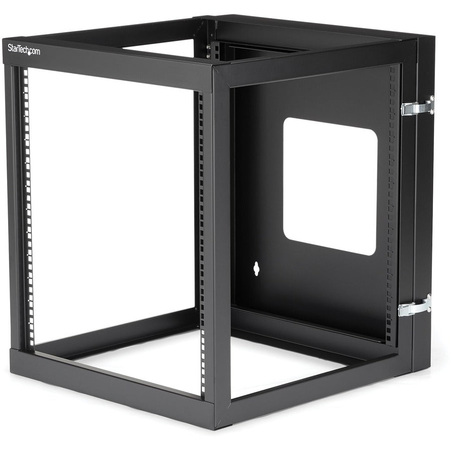 StarTech.com 12U 22in Depth Hinged Open Frame Wallmount Server Rack RK1219WALLOH