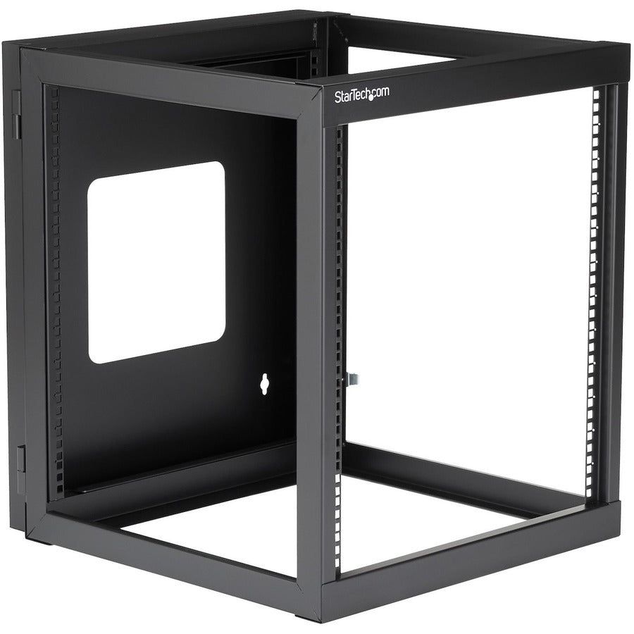 StarTech.com 12U 22in Depth Hinged Open Frame Wallmount Server Rack RK1219WALLOH