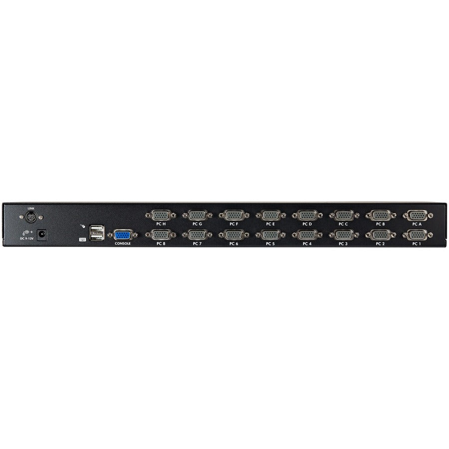 StarTech.com Kit de commutateur KVM USB 16 ports 1U à montage en rack avec OSD et câbles SV1631DUSBUK