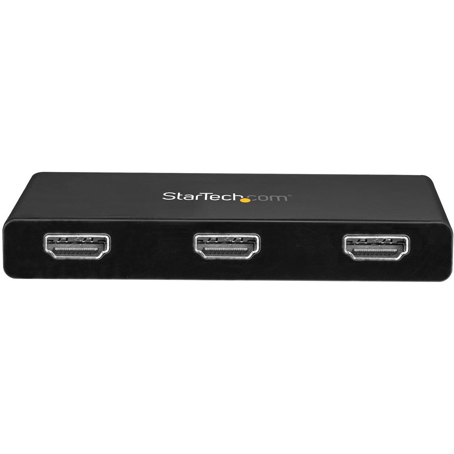 StarTech.com 3-Port Multi Monitor Adapter - USB-C to HDMI Video Splitter - USB Type-C to HDMI MST Hub - Thunderbolt 3 Compatible - Windows MSTCDP123HD