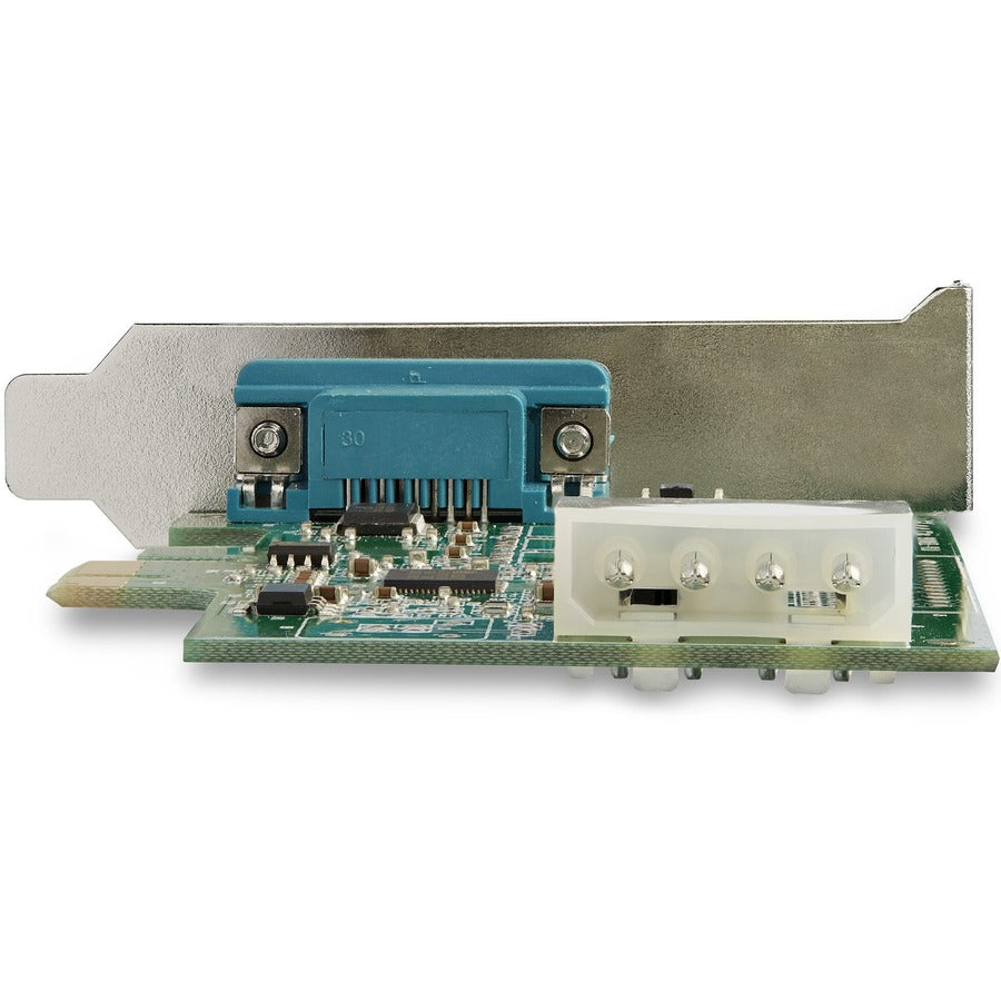 StarTech.com Carte adaptateur série PCI Express RS232 1 port – Carte contrôleur PCIe série DB9 16950 UART – Profil bas – Windows/Linux PEX1S953LP