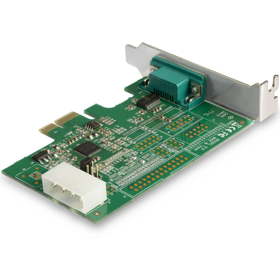 StarTech.com Carte adaptateur série PCI Express RS232 1 port – Carte contrôleur PCIe série DB9 16950 UART – Profil bas – Windows/Linux PEX1S953LP