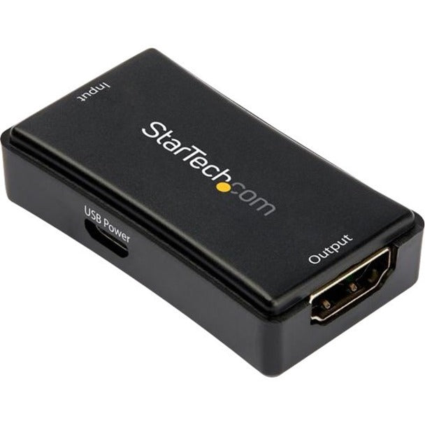 StarTech.com Amplificateur de signal HDMI 45 pieds / 14 m - 4K 60 Hz - Alimenté par USB - Répéteur et amplificateur HDMI en ligne - Prise en charge audio 7.1 (HDBOOST4K2) HDBOOST4K2