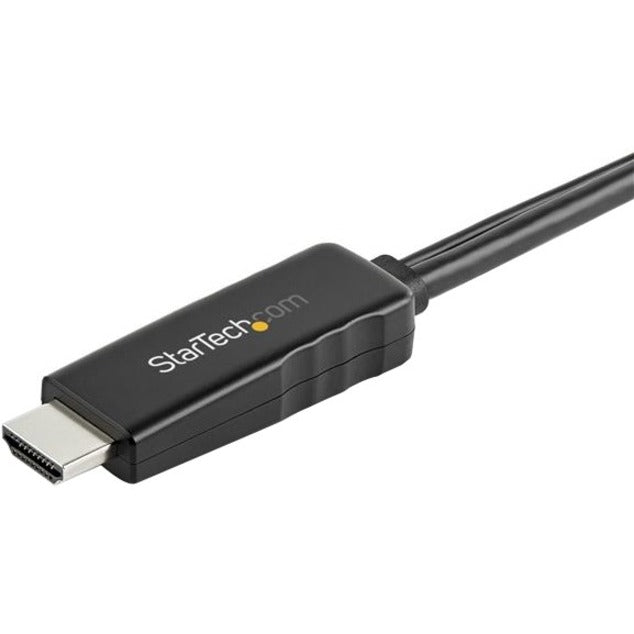 StarTech.com Câble HDMI vers Mini DisplayPort 4K 30 Hz de 2 m - Câble adaptateur actif HDMI vers mDP avec audio - Alimenté par USB - Convertisseur vidéo HD2MDPMM2M