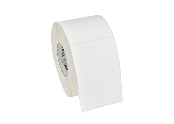 Zebra Label Paper 4 x 6in Direct Thermal Zebra Z-Perform 1000D Value 0.75 in core LD-R4AW5B