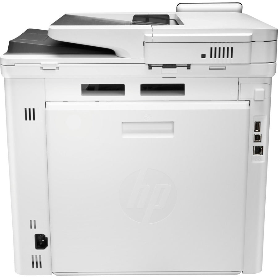 HP LaserJet Pro M479 M479fdn Laser Multifunction Printer-Color-Copier/Fax/Scanner-28 ppm Mono/Color Print-38400x600 Print-Automatic Duplex Print-50000 Pages Monthly-300 sheets Input-Color Scanner-1200 Optical Scan-Color Fax-Gigabit Ethernet W1A79A#BGJ