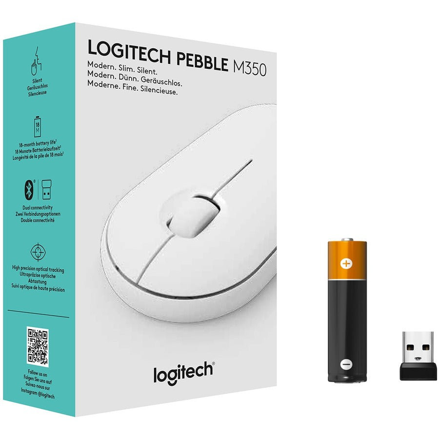 Logitech Pebble Wireless Mouse M350 910-005770