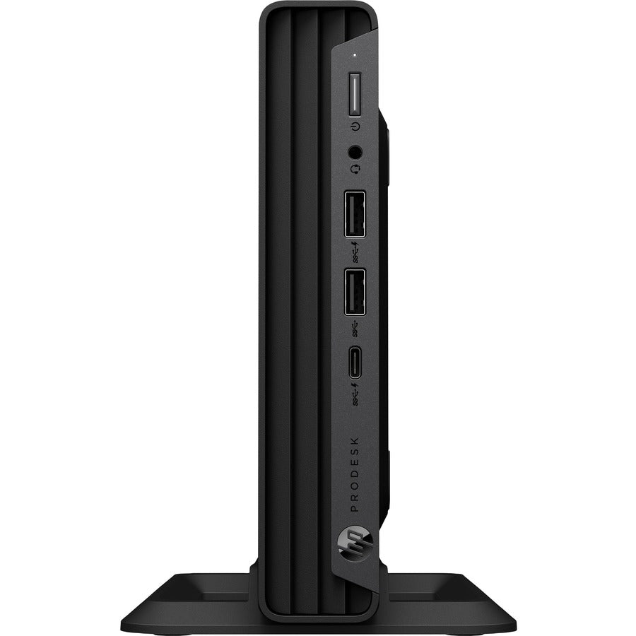 HP Business Desktop ProDesk 600 G6 Desktop Computer - Intel Core i5 10th Gen i5-10500T Hexa-core (6 Core) 2.30 GHz - 16 GB RAM DDR4 SDRAM - 256 GB NVMe M.2 PCI Express SSD - Desktop Mini - Black 692B2UT#ABA