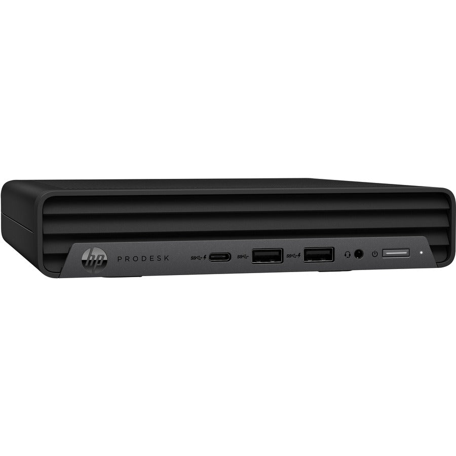 HP Business Desktop ProDesk 600 G6 Desktop Computer - Intel Core i5 10th Gen i5-10500T Hexa-core (6 Core) 2.30 GHz - 16 GB RAM DDR4 SDRAM - 256 GB NVMe M.2 PCI Express SSD - Desktop Mini - Black 692B2UT#ABA