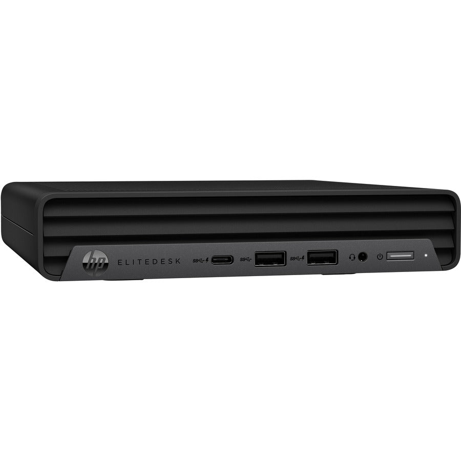 HP EliteDesk 800 G6 Desktop Computer - Intel Core i5 10th Gen i5-10500T Hexa-core (6 Core) 2.30 GHz - 16 GB RAM DDR4 SDRAM - 256 GB NVMe M.2 PCI Express SSD - Desktop Mini - Black 683J7UT#ABA