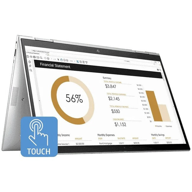 Ordinateur portable 2 en 1 convertible à écran tactile HP Elite x360 1040 G9 14" - WUXGA - 1920 x 1200 - Intel Core i7 12e génération i7-1265U Deca-core (10 cœurs) - 16 Go de RAM totale - 512 Go SSD 6E5K6UT#ABA