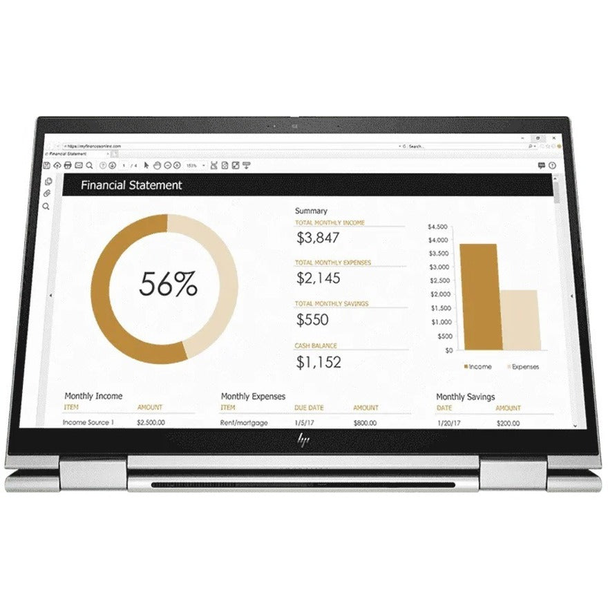 Ordinateur portable 2 en 1 convertible à écran tactile HP Elite x360 1040 G9 14" - WUXGA - 1920 x 1200 - Intel Core i7 12e génération i7-1265U Deca-core (10 cœurs) - 16 Go de RAM totale - 512 Go SSD 6E5K6UT#ABA