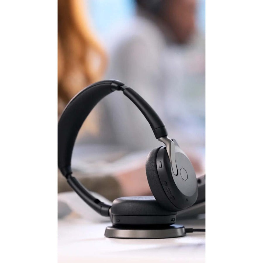 Jabra Evolve2 65 Flex UC Stereo USB-C Headset with Charging Stand 26699-989-889-01