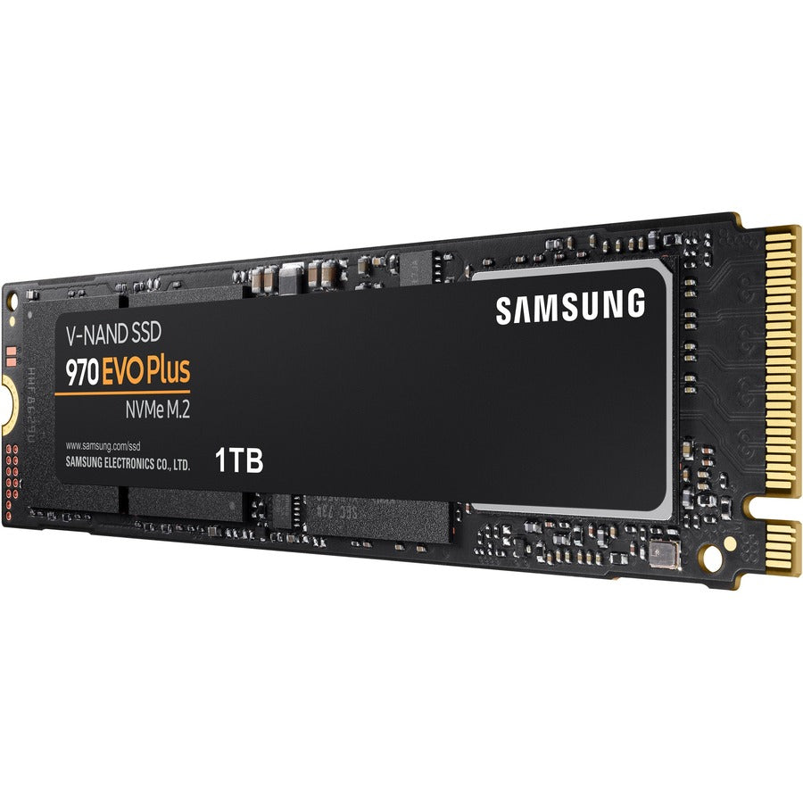 Samsung 970 EVO Plus 1 TB Solid State Drive - M.2 2280 Internal - PCI Express NVMe (PCI Express NVMe 3.0 x4) MZ-V7S1T0B/AM