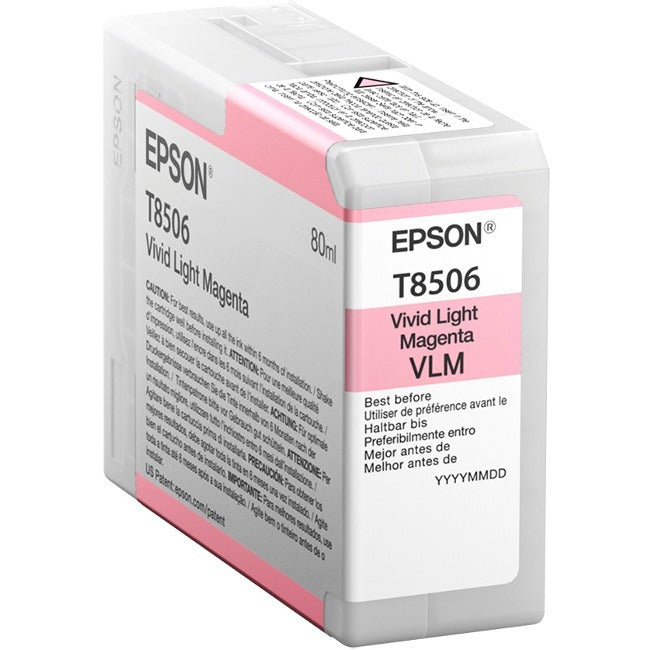 Epson UltraChrome HD T850 Original Inkjet Ink Cartridge - Vivid Light Magenta Pack T850600