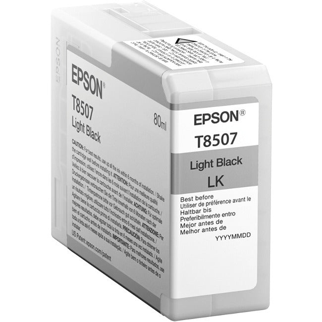 Epson UltraChrome HD T850 Original Inkjet Ink Cartridge - Light Black Pack T850700