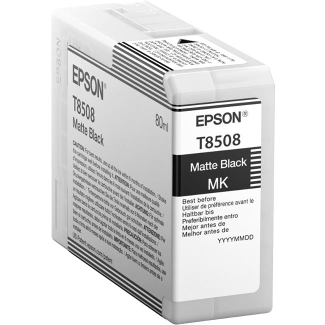 Epson UltraChrome HD T850 Original Inkjet Ink Cartridge - Matte Black Pack T850800