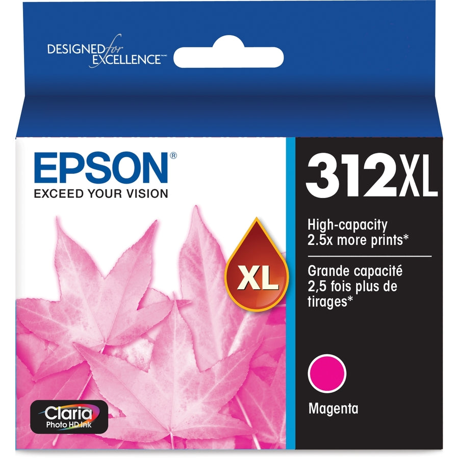 Epson Claria Photo HD T312XL Original Inkjet Ink Cartridge - Magenta Pack T312XL320-S