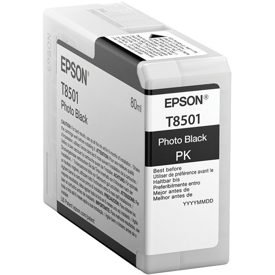 Epson UltraChrome HD T850 Original Inkjet Ink Cartridge - Photo Black Pack T850100