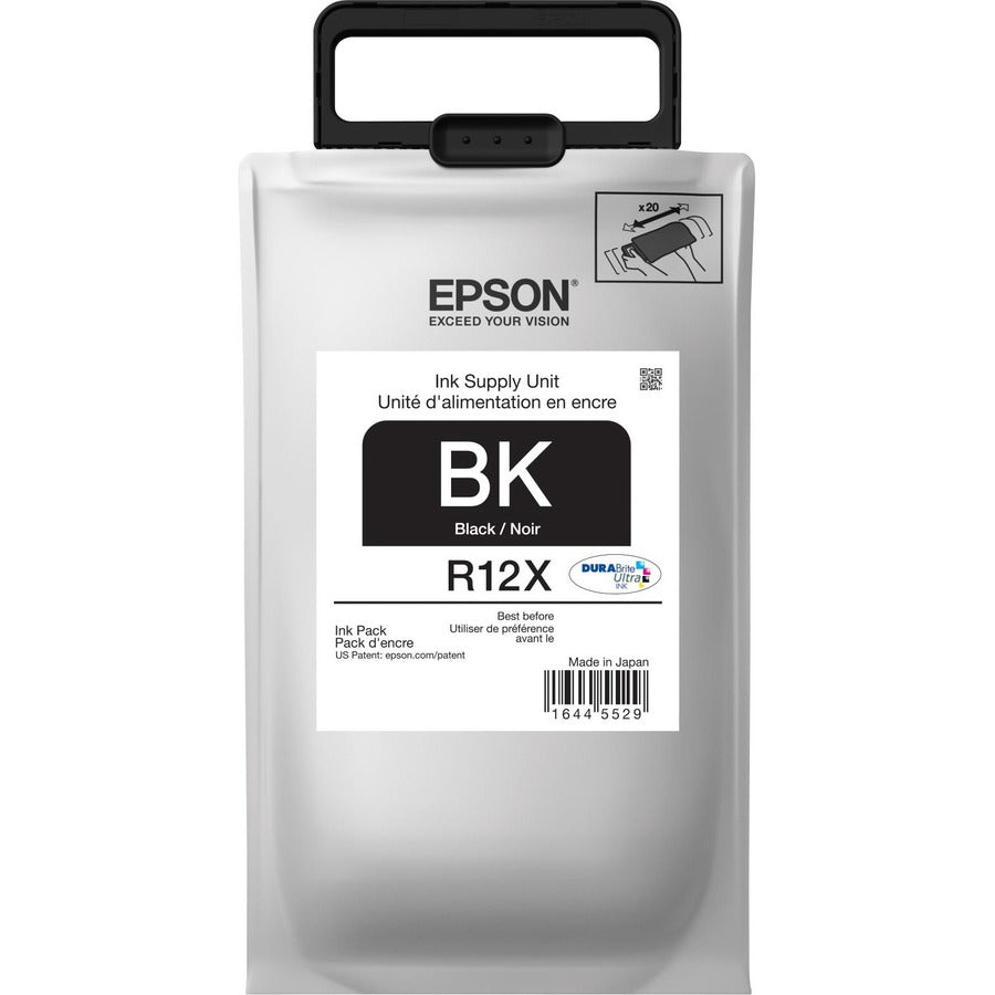Epson DURABrite Ultra R12X Original High Yield Inkjet Ink Cartridge - Black Pack TR12X120