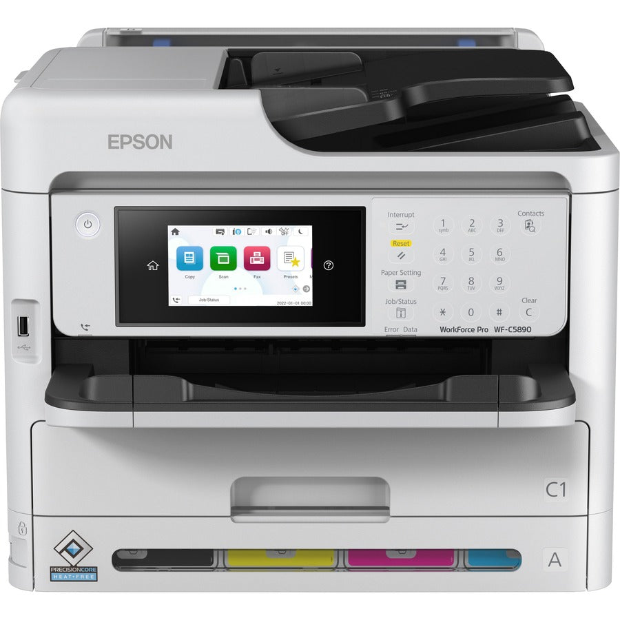 Epson WorkForce Pro WF-C5890 Wireless Inkjet Multifunction Printer - Color C11CK23201