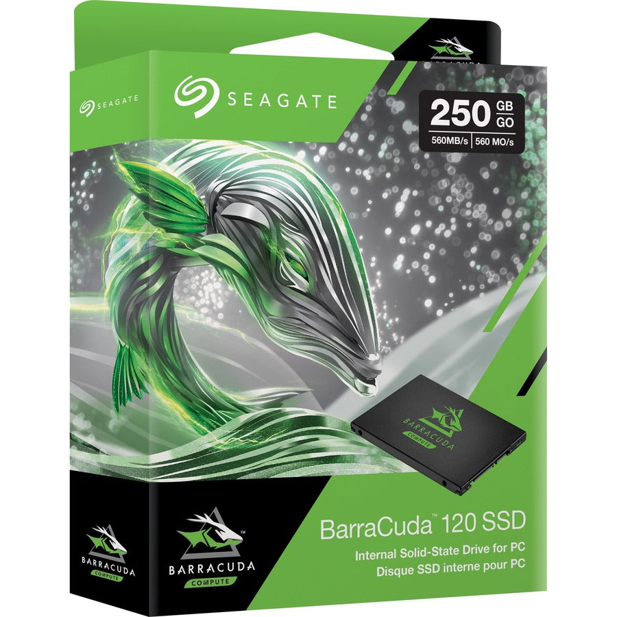 Seagate BarraCuda 120 ZA250CM1A003 250 GB Solid State Drive - 2.5" Internal - SATA (SATA/600) ZA250CM1A003