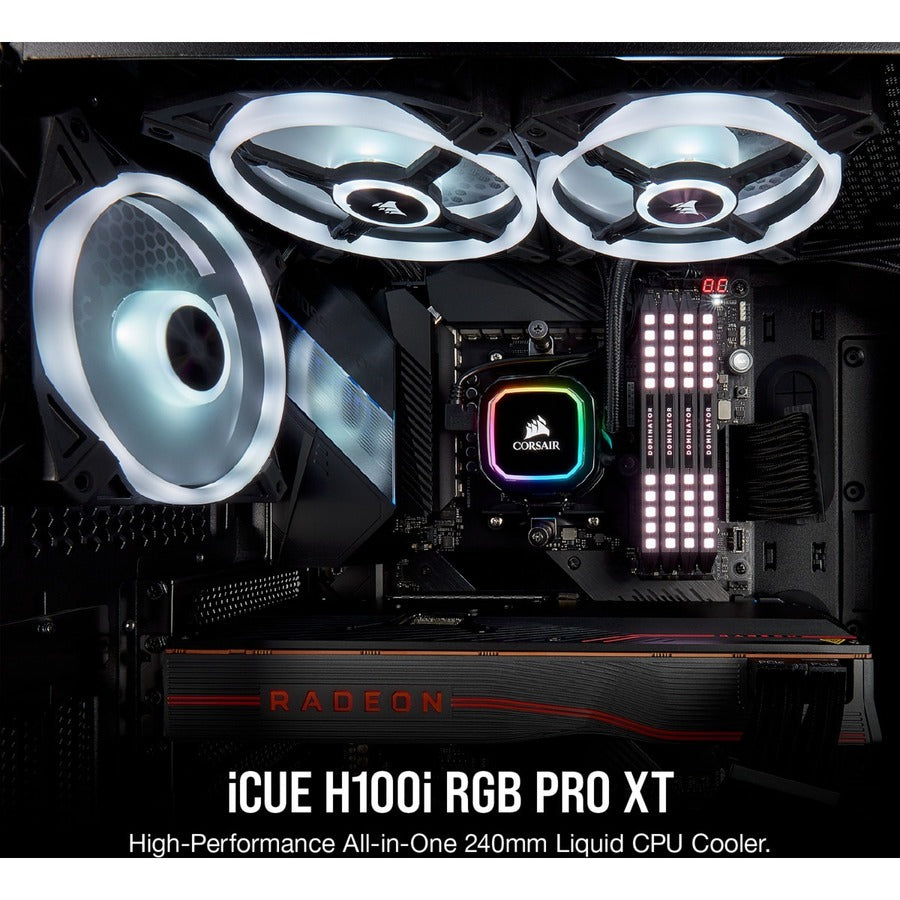 Corsair iCUE H100i RGB PRO XT Liquid CPU Cooler CW-9060043-WW